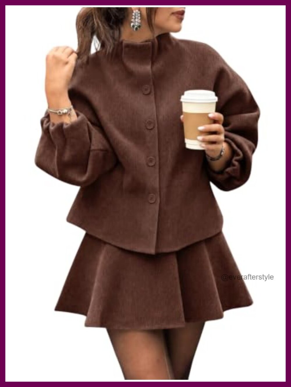 Womens 2 Piece Sweater Skirt Set Knit Ruffle Ruffle Top and Skirt Outfits
